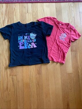 Kids T-Shirt  Bundle- "In My Kindergarten Era" and “Stay Fresh”